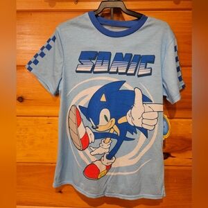 Sonic Kids Two Piece Pajama Set. Size 10/12